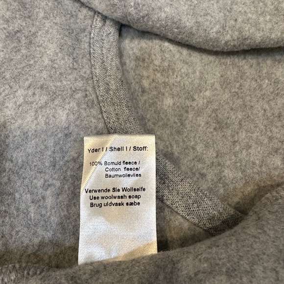 NWOT - HuttileHut - Cotton Fleece Balaclava with Bunny Ears - Gray - 2-4Y - Picture 5 of 5